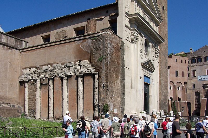 Il tempio di Spes nel Foro Olitorio.