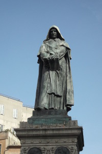 Roma - monumento a Giordano Bruno. Roma Barocca